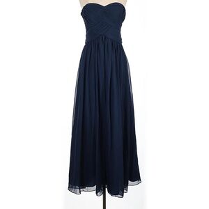 JS Boutique Strapless Navy Dress